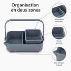 Clair – Panier de nettoyage à deux zones